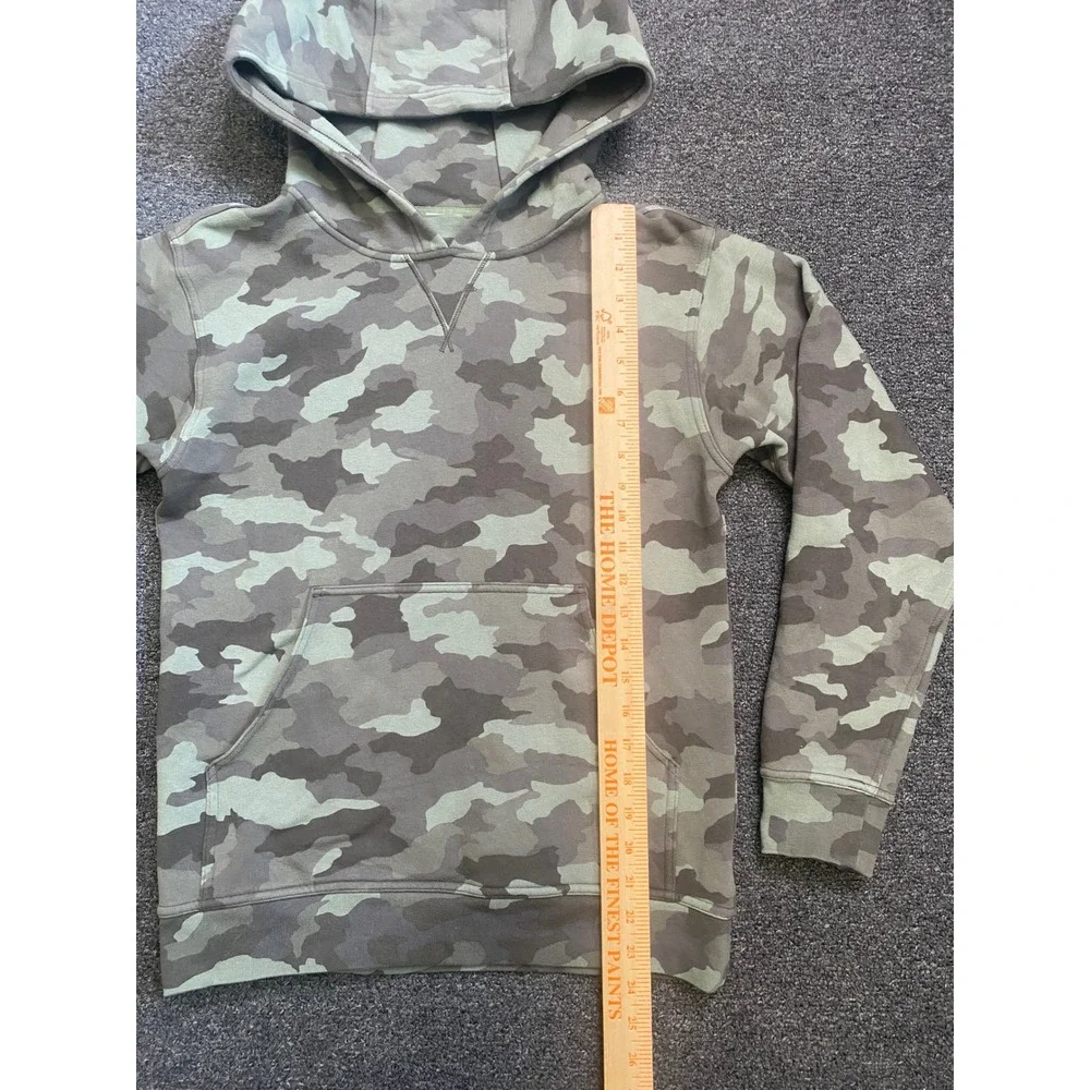 Lululemon‎ All Yours Hoodie Camouflage Green Womens 4 Pullover Fleece Athletic
